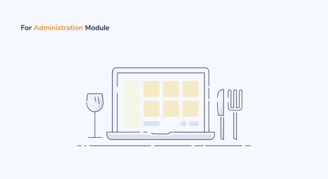 Administration module in food delivery app