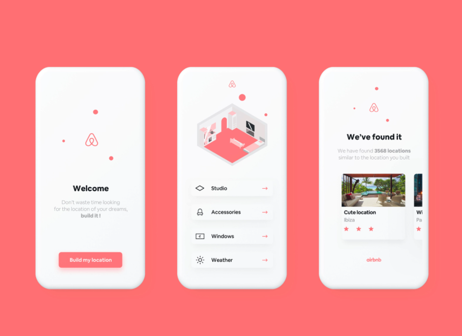 Best App Design Inspiration Examples  - airbnb