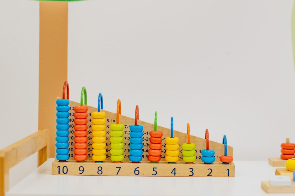 a linear sequence from 1 to 10