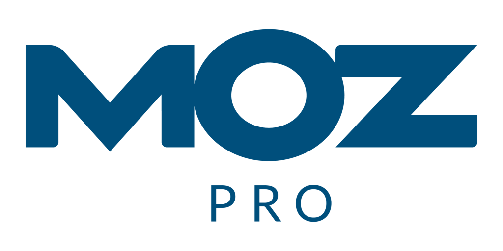 The logo of MOZ pro