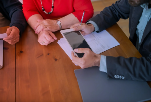 Meeting about a business proposal