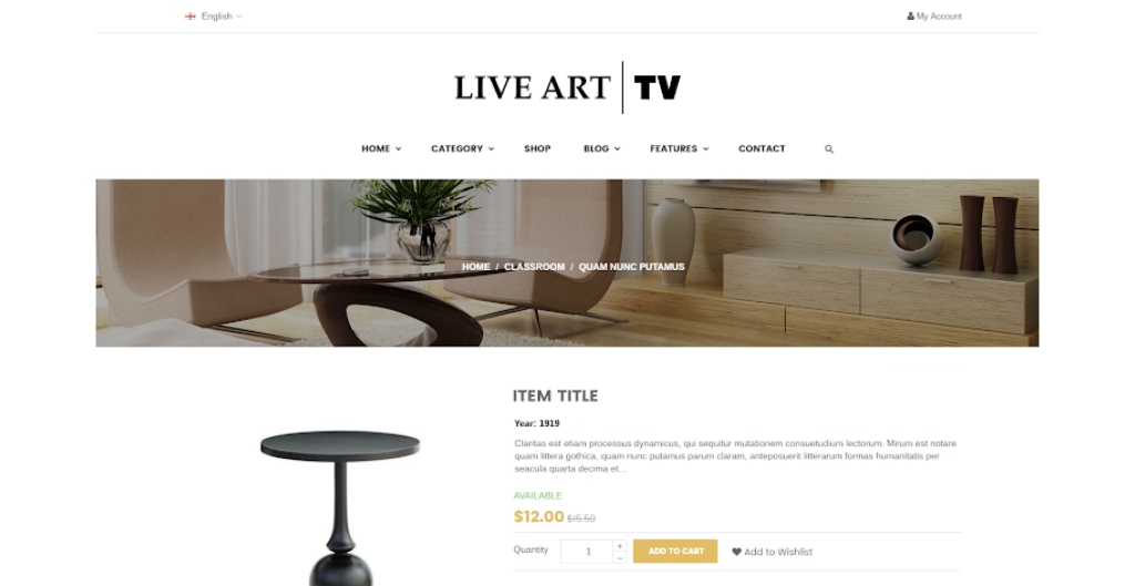 Live Art TV marketplace image