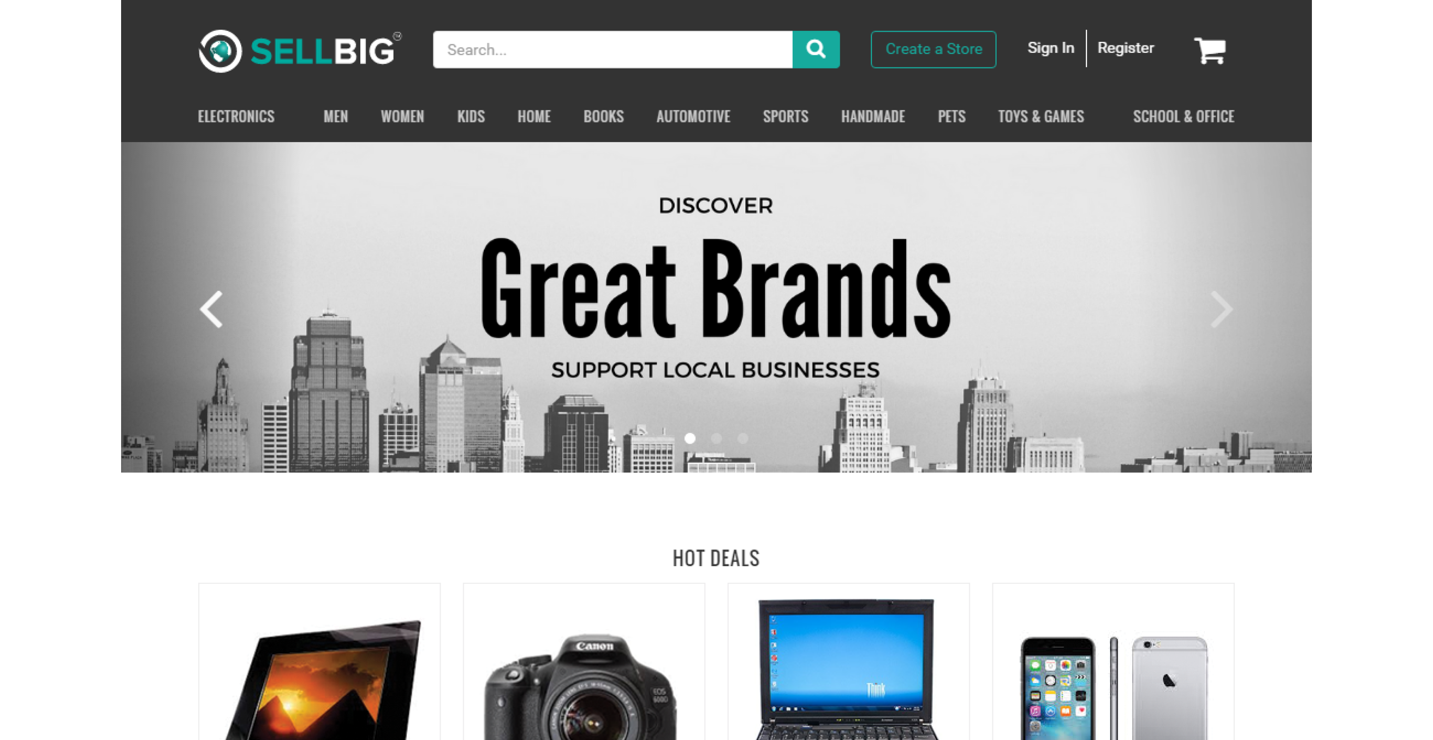 Sellbig's home page