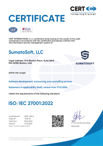 ISO 27001 2022 sumatosoft