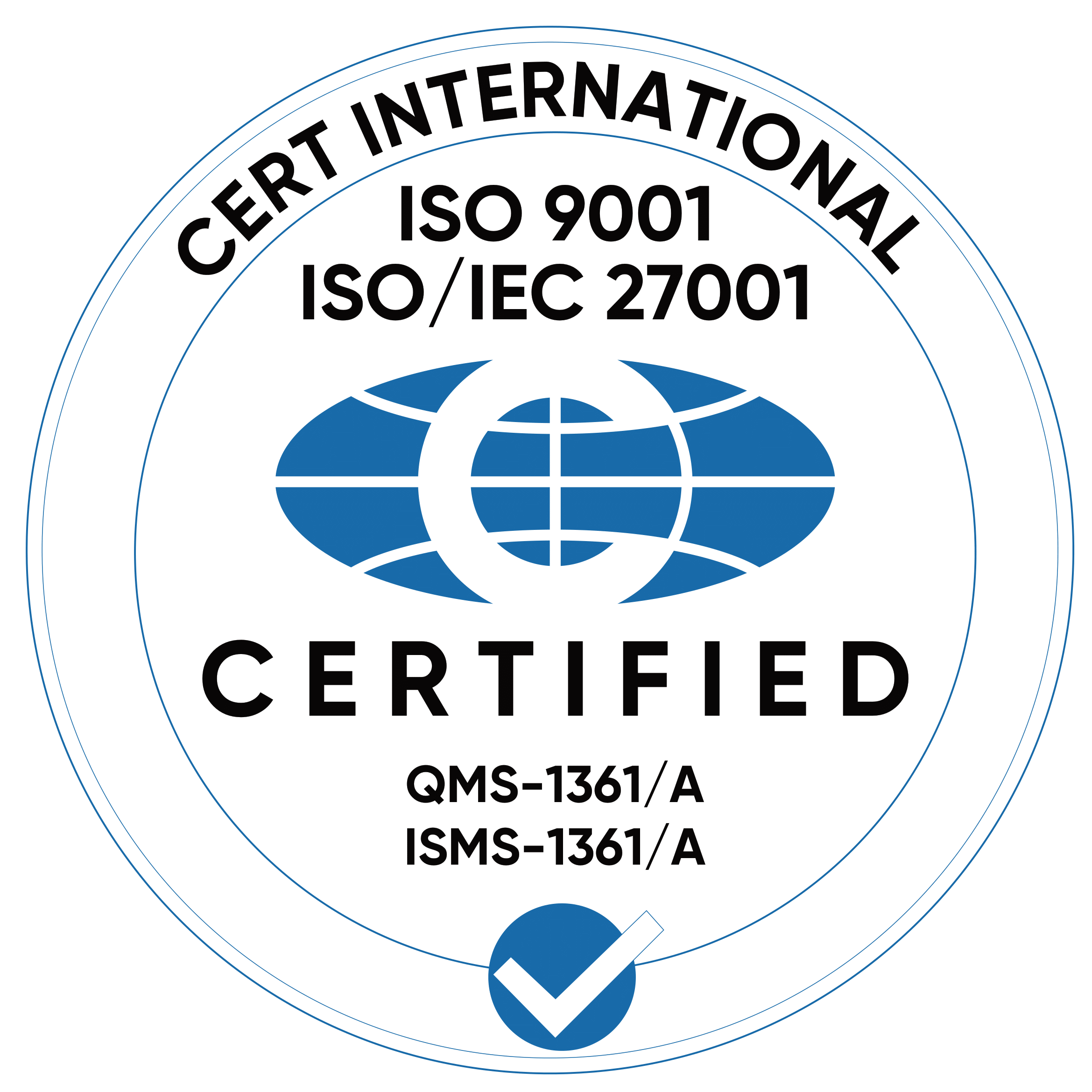 ISO certificatoins sumatosoft