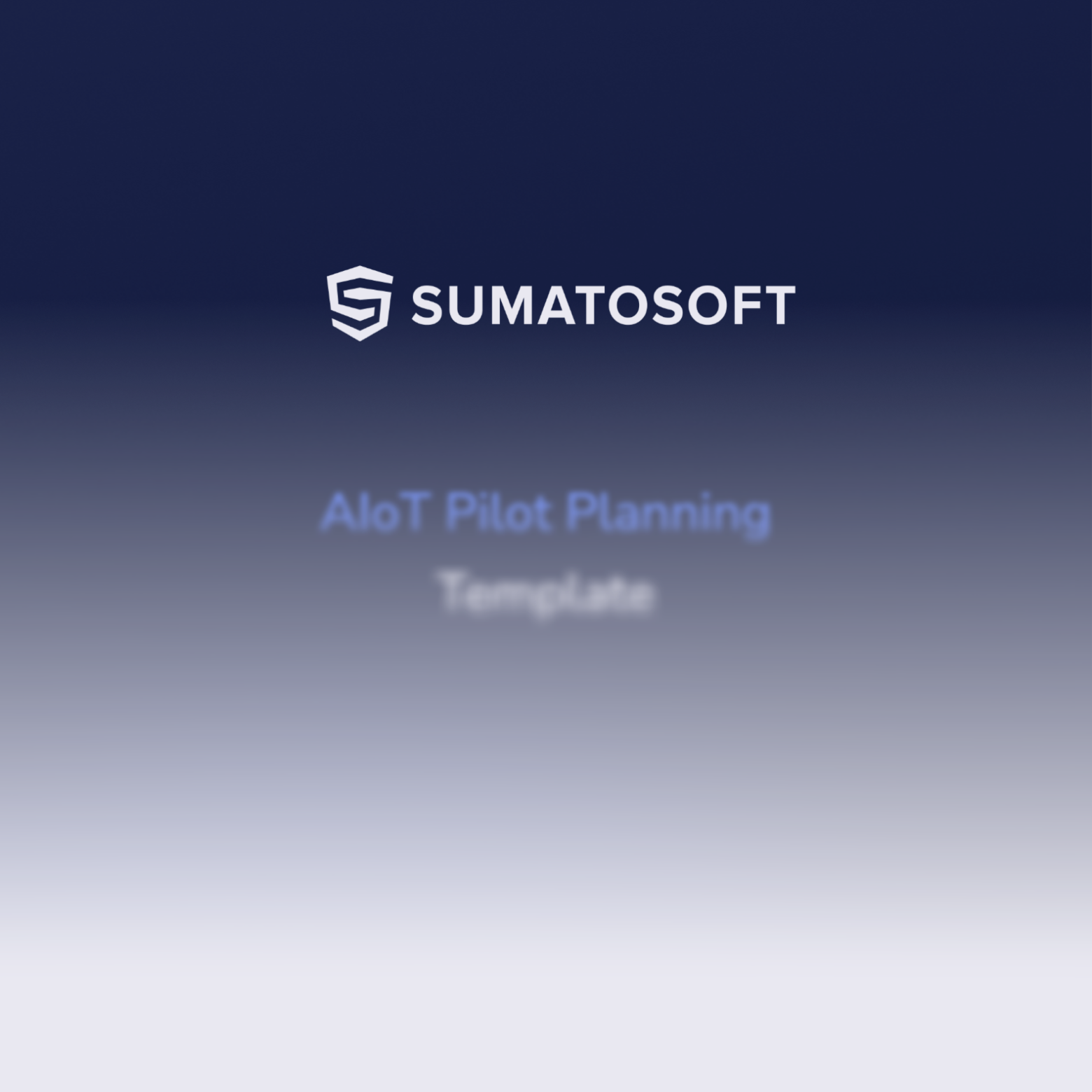 AIoT pilot planning