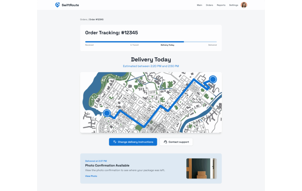 AI/ML route optimization