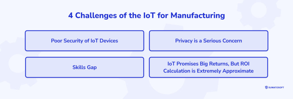 4 Challenges of the IoT for Manufacturing