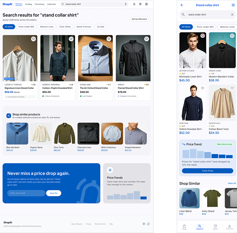 AI-driven legacy online retail platform modernization