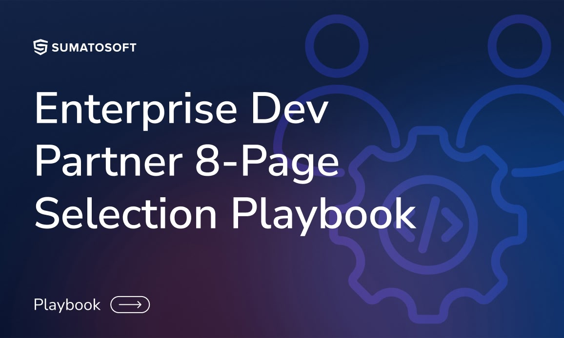 Enterprise Dev Partner 8-Page Selection Playbook